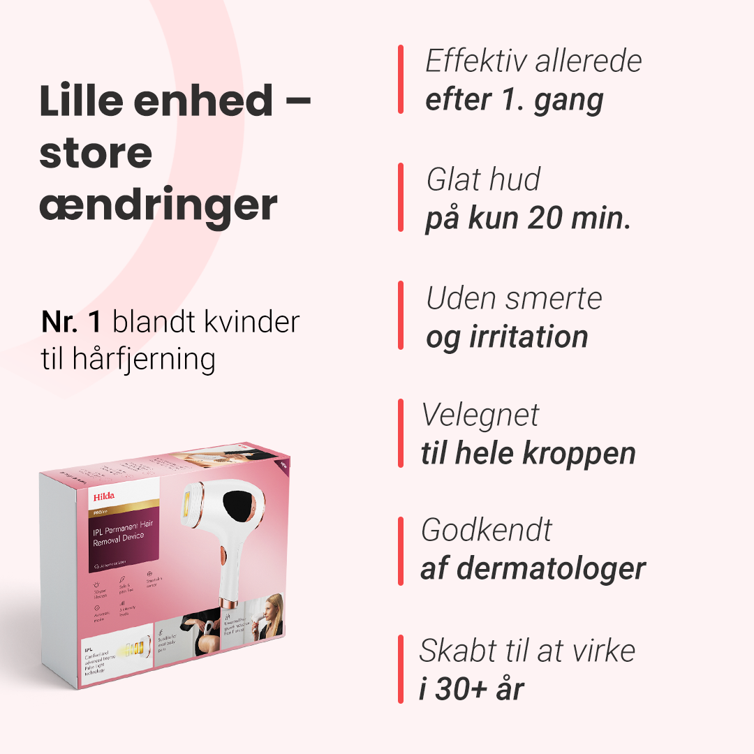 Hårfjerningssæt Hilda IPL Quartz